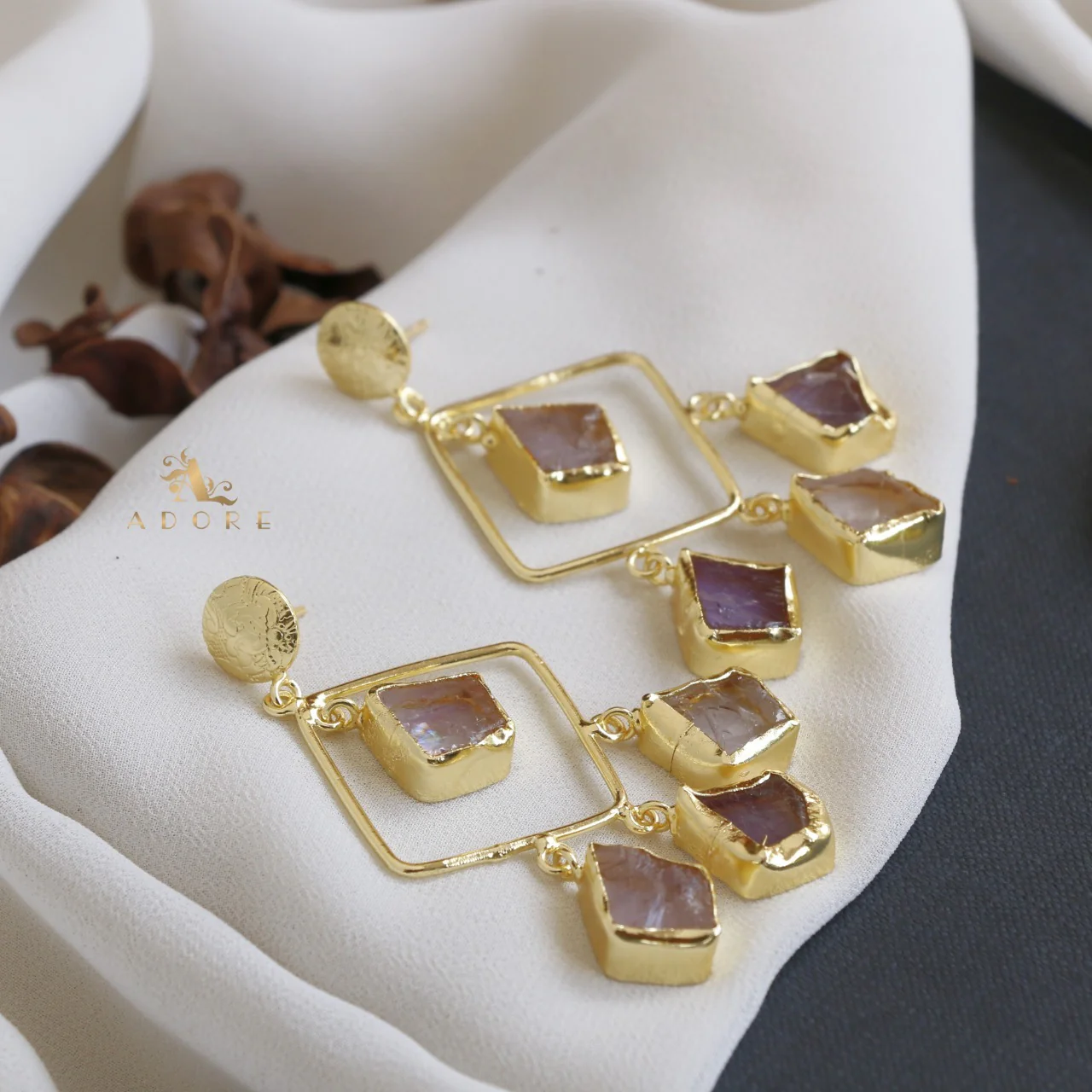 Raw Stone Adabel Earring (Colour Options) - Image 23