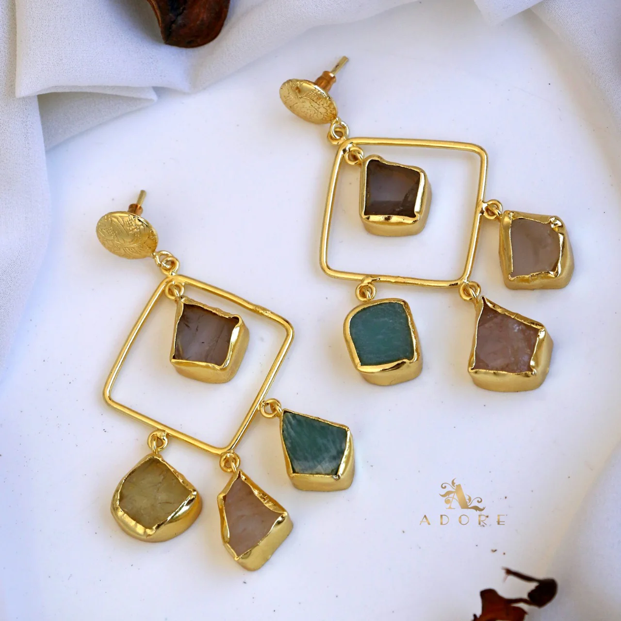 Raw Stone Adabel Earring (Colour Options) - Image 25