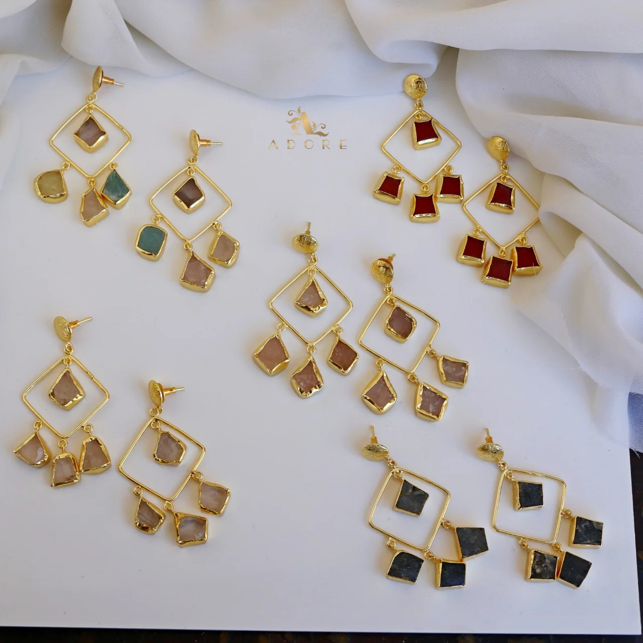 Raw Stone Adabel Earring (Colour Options) - Image 27
