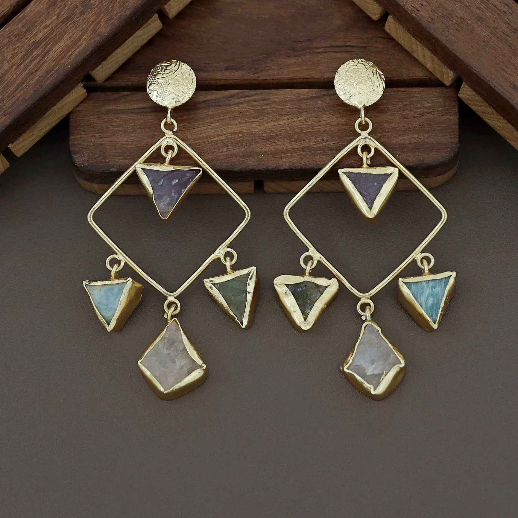 Raw Stone Adabel Earring (Colour Options) - Image 35