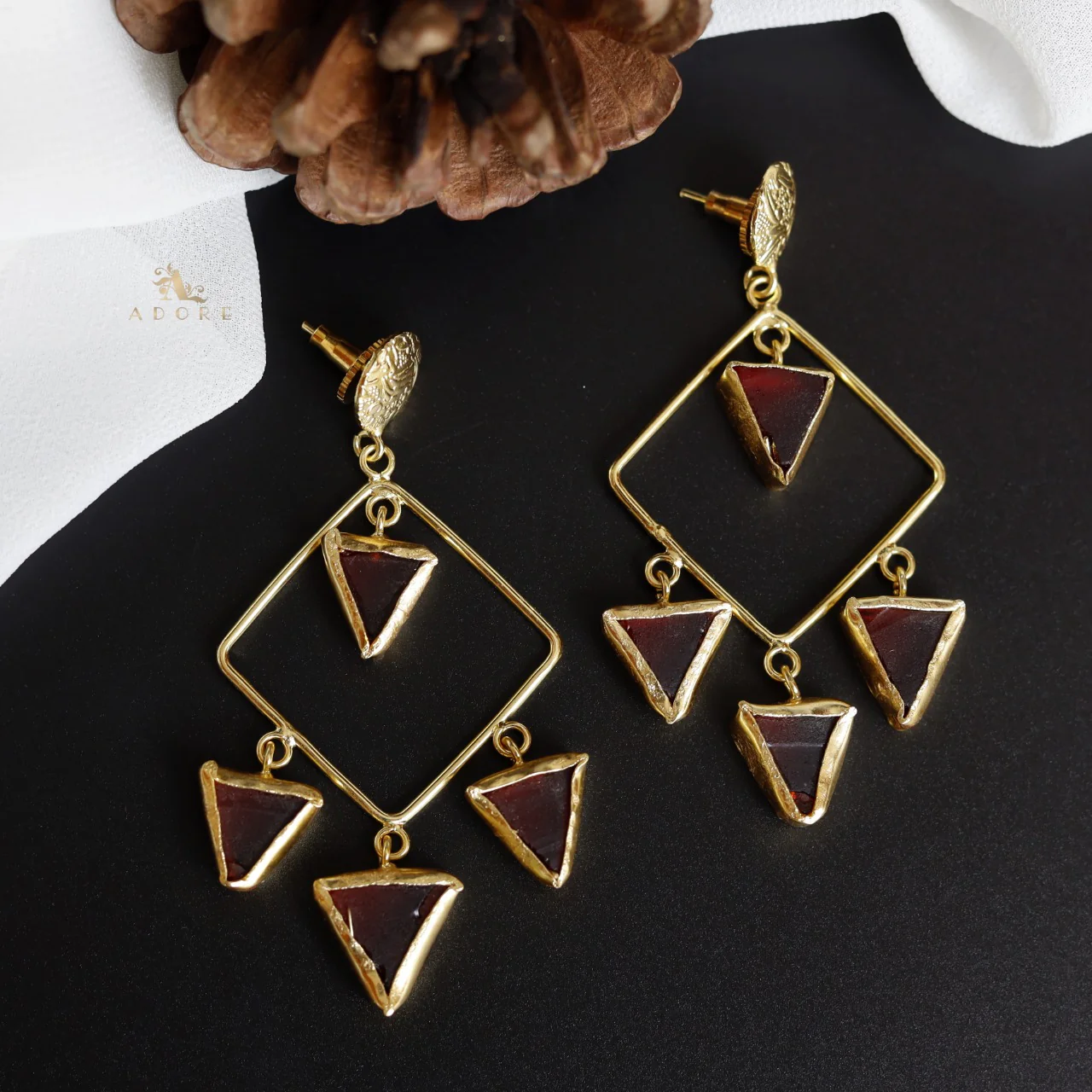 Raw Stone Adabel Earring (Colour Options) - Image 4