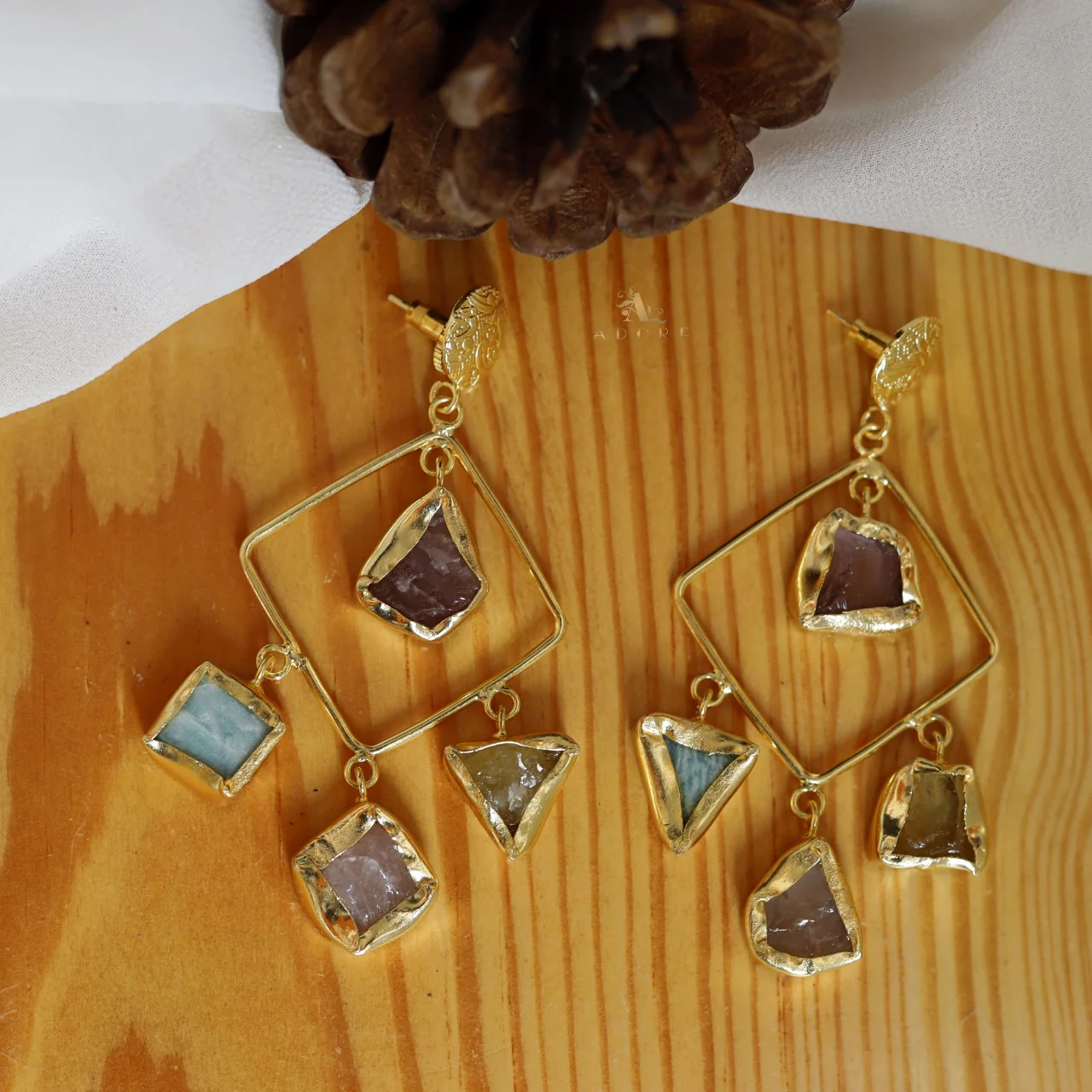 Raw Stone Adabel Earring (Colour Options) - Image 7
