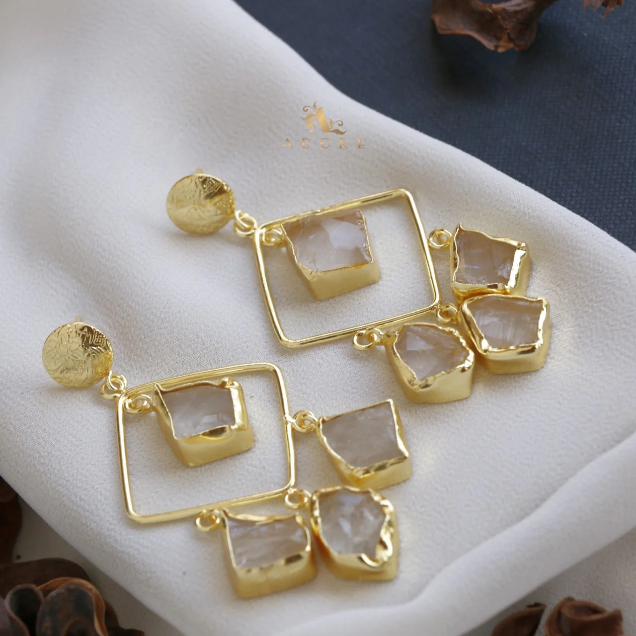 Raw Stone Adabel Earring (Colour Options) - Image 8