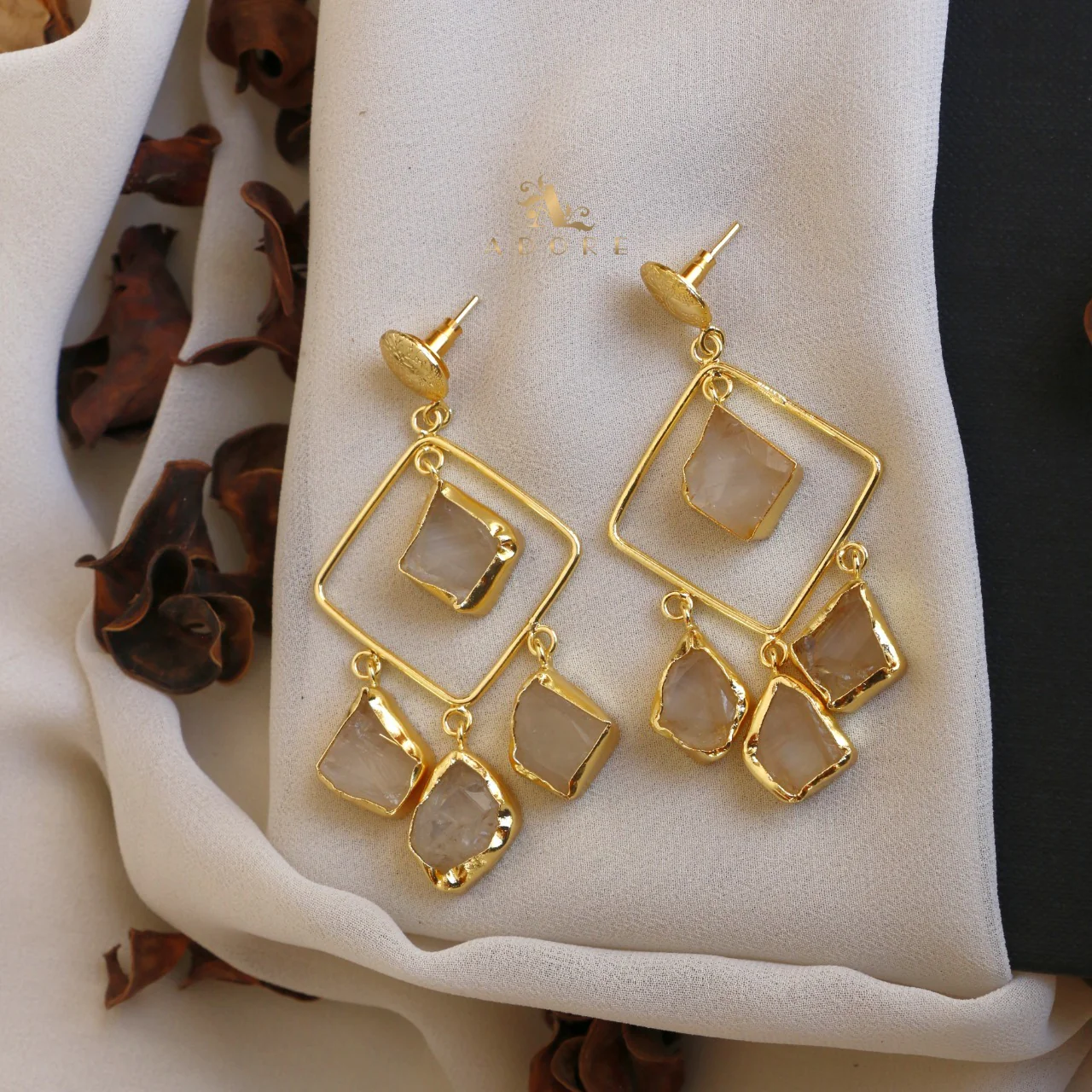 Raw Stone Adabel Earring (Colour Options) - Image 9