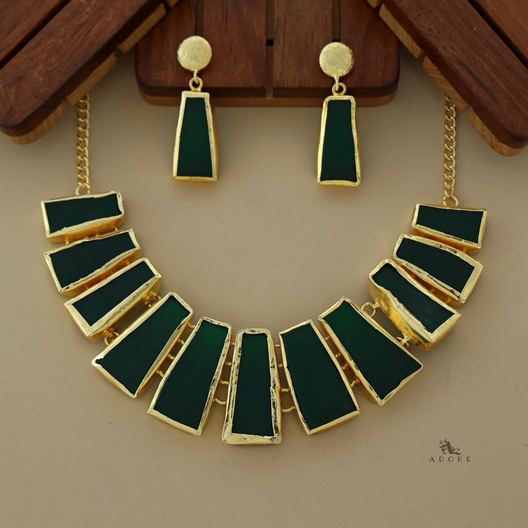 Raw Stone Ainsley Neckpiece With Earring - Image 13
