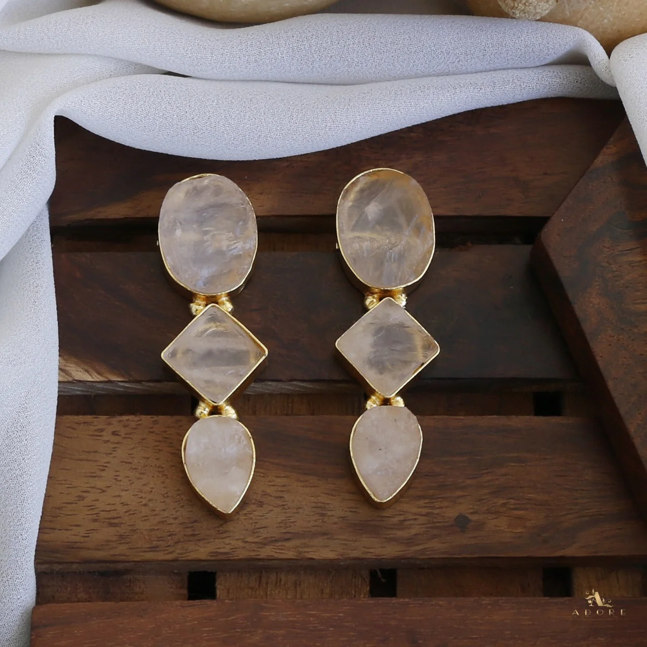 Raw Stone Akshita Earring - Image 2