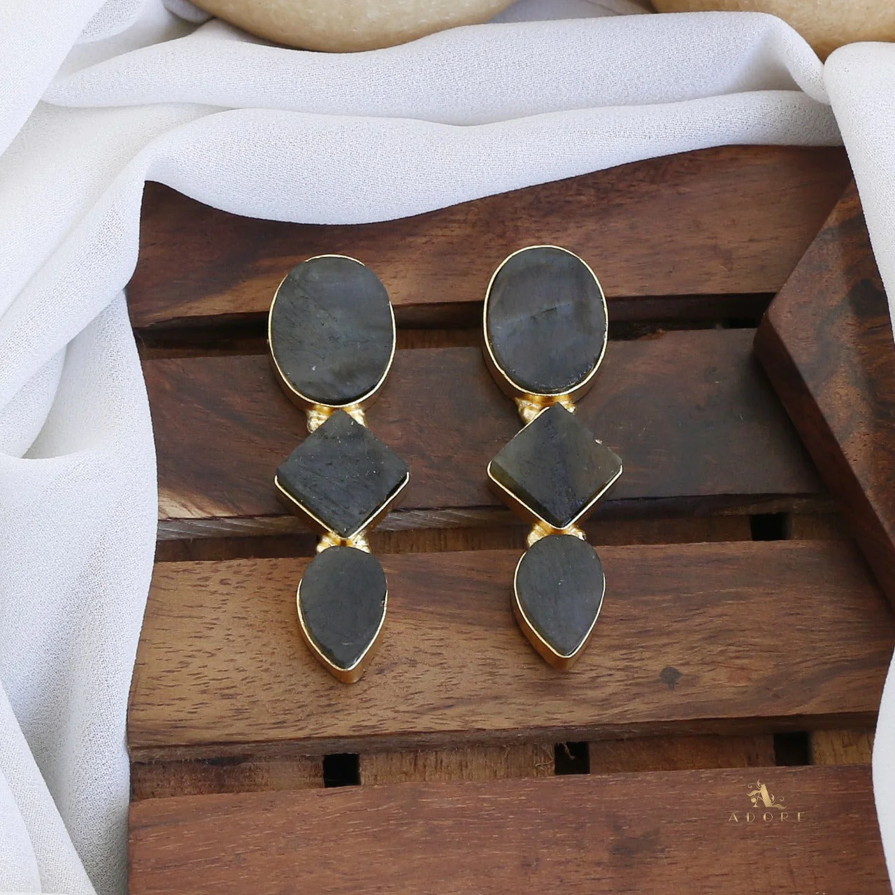 Raw Stone Akshita Earring - Image 3
