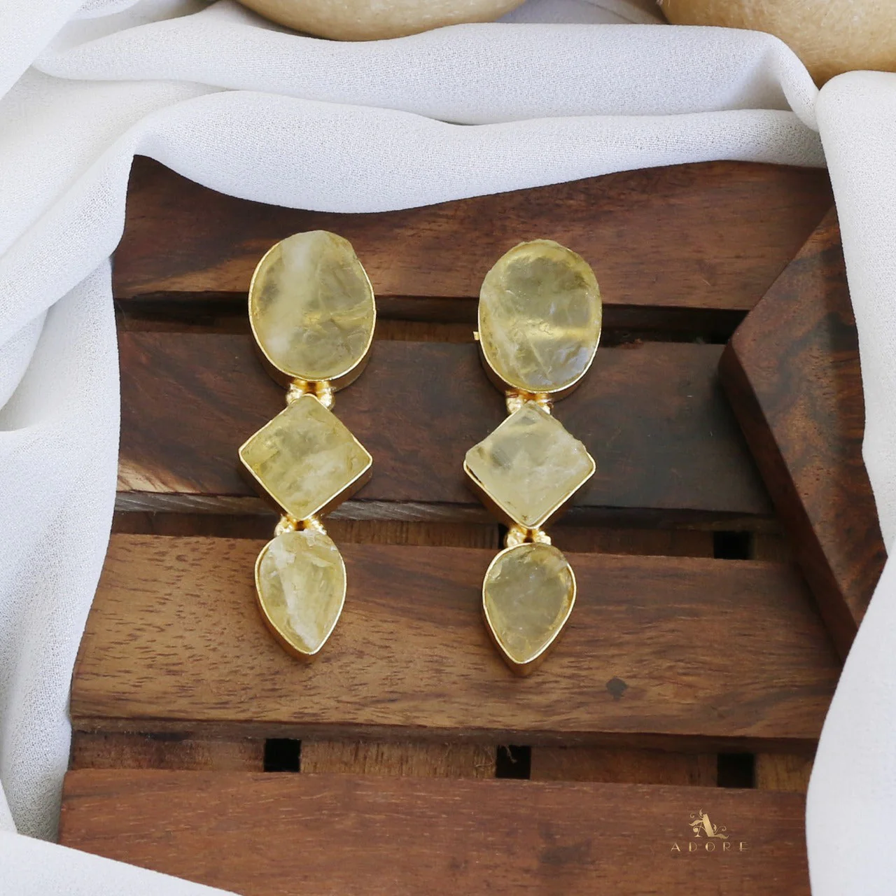 Raw Stone Akshita Earring - Image 4