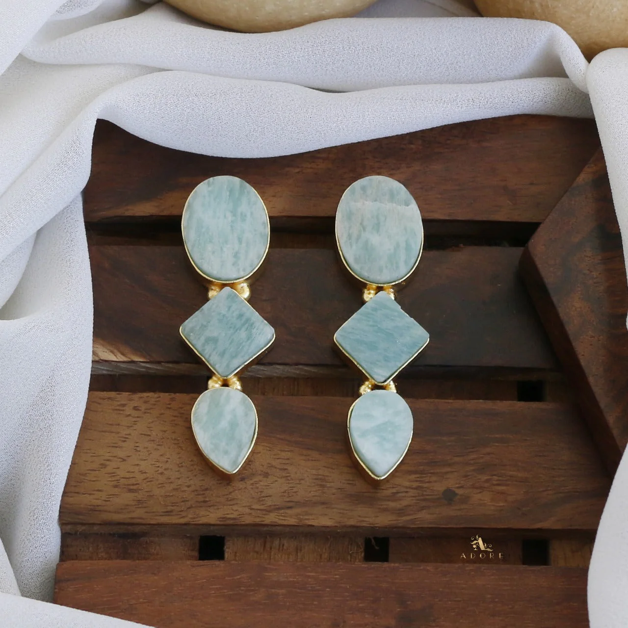 Raw Stone Akshita Earring - Image 5