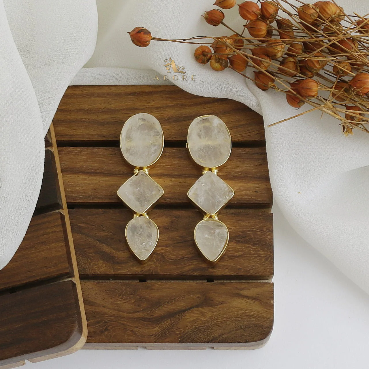 Raw Stone Akshita Earring - Image 6