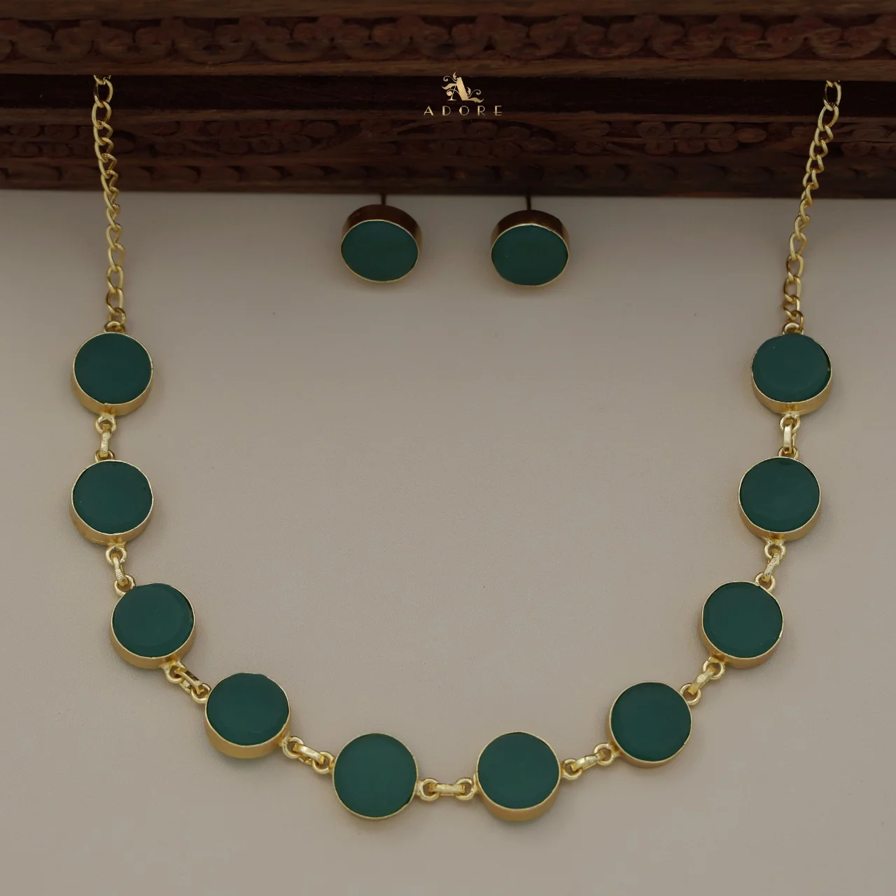 Raw Stone Ashara Neckpiece with Earrings - Image 14