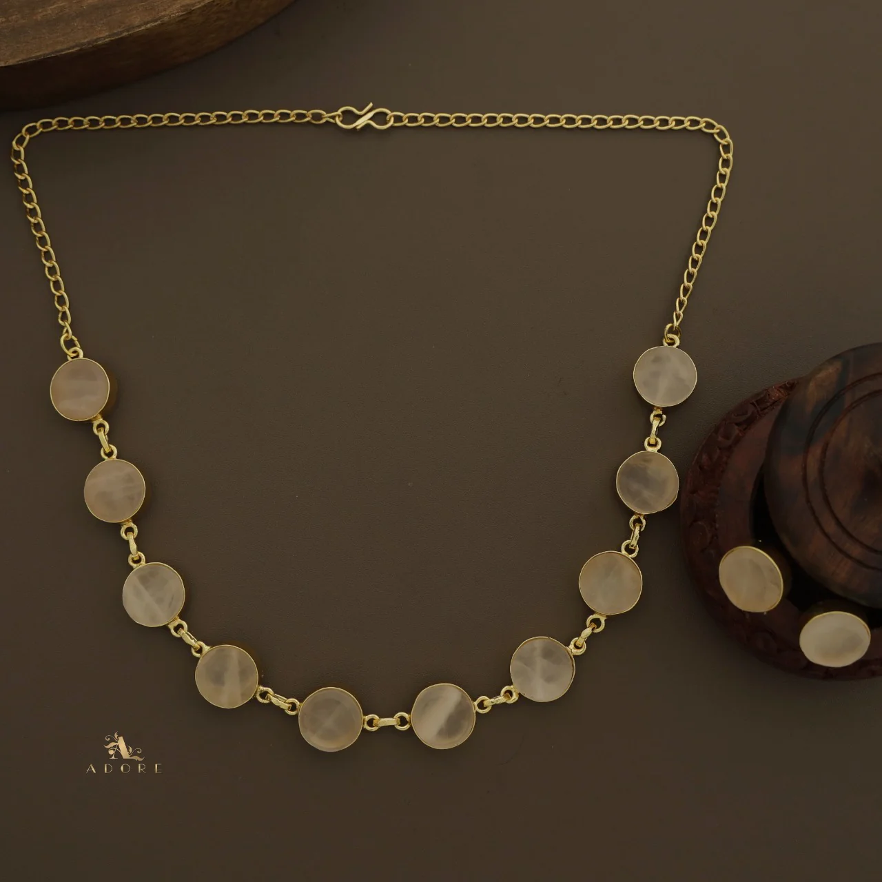 Raw Stone Ashara Neckpiece with Earrings - Image 18