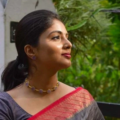 Raw Stone Ashara Neckpiece with Earrings - Image 2