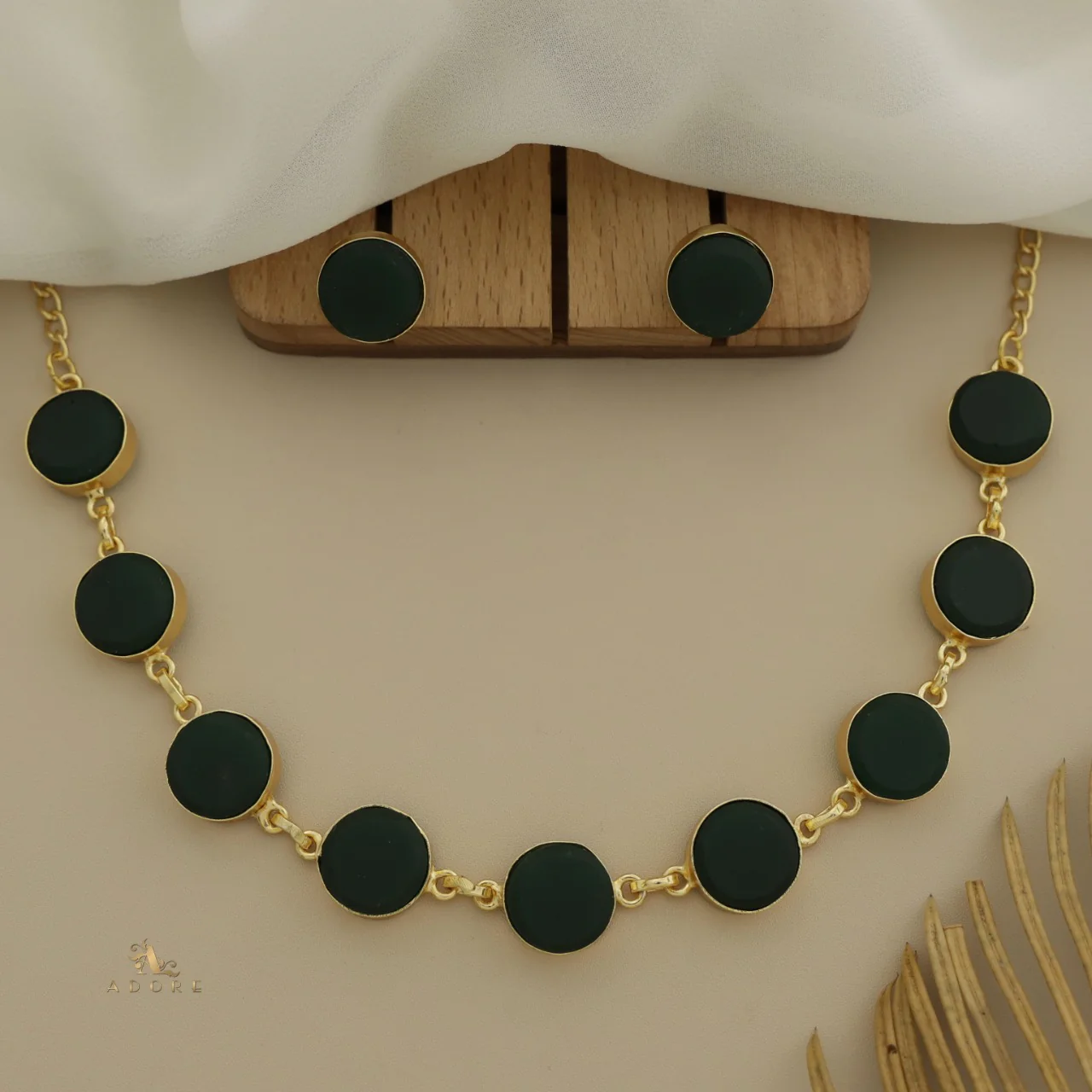 Raw Stone Ashara Neckpiece with Earrings - Image 21