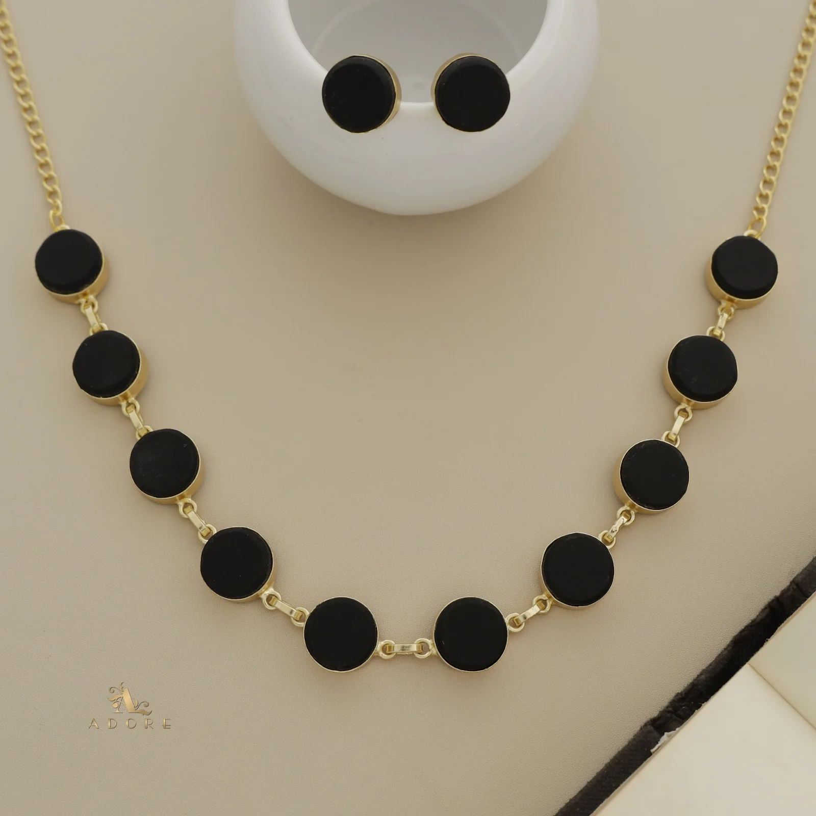 Raw Stone Ashara Neckpiece with Earrings - Image 26