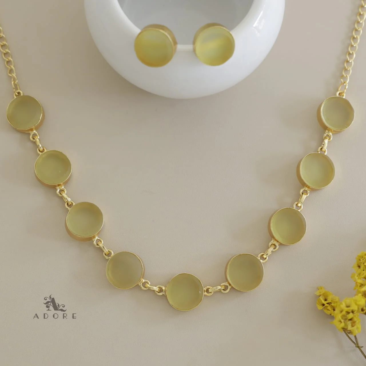 Raw Stone Ashara Neckpiece with Earrings - Image 28