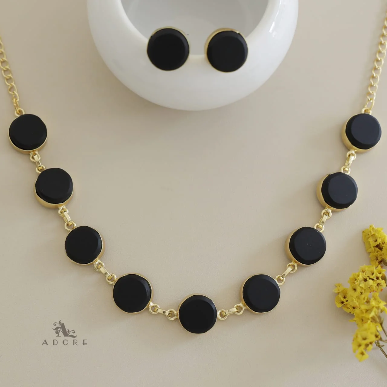 Raw Stone Ashara Neckpiece with Earrings - Image 29