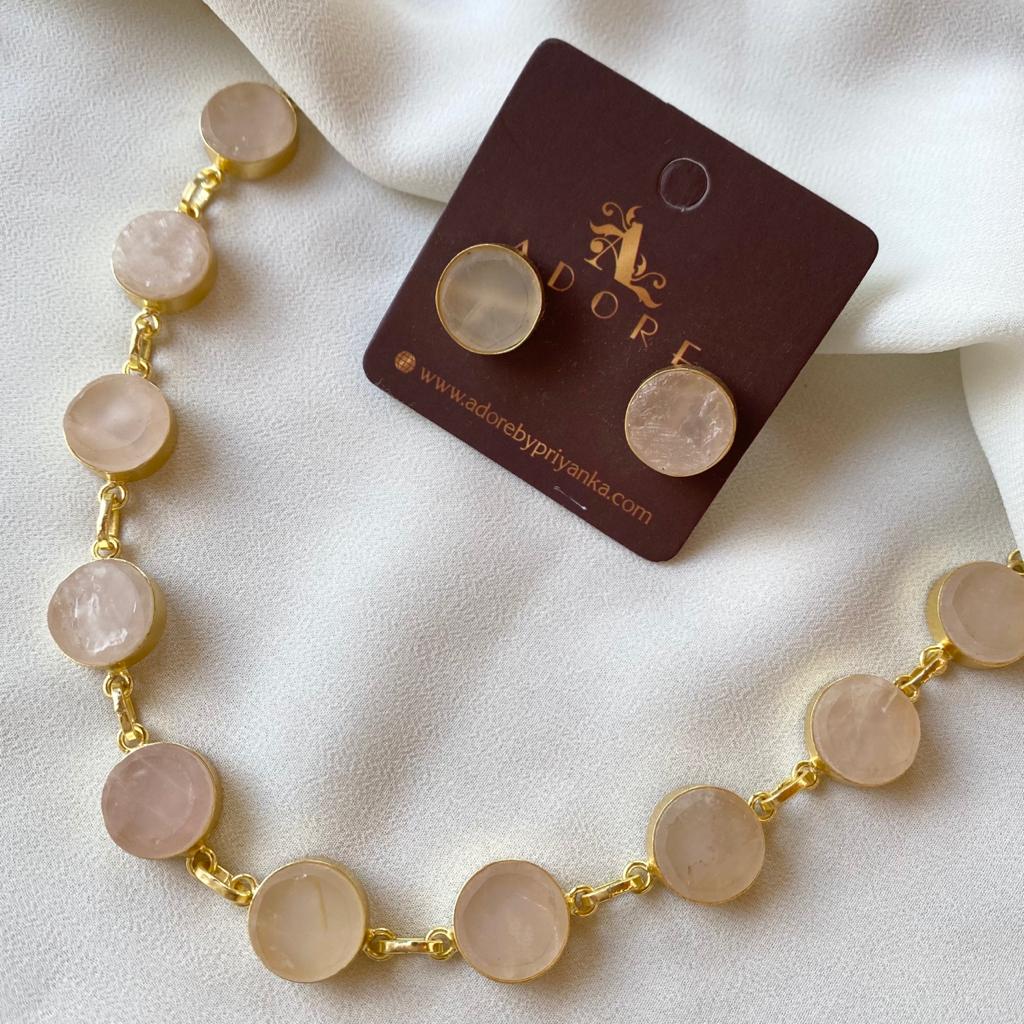 Raw Stone Ashara Neckpiece with Earrings - Image 6