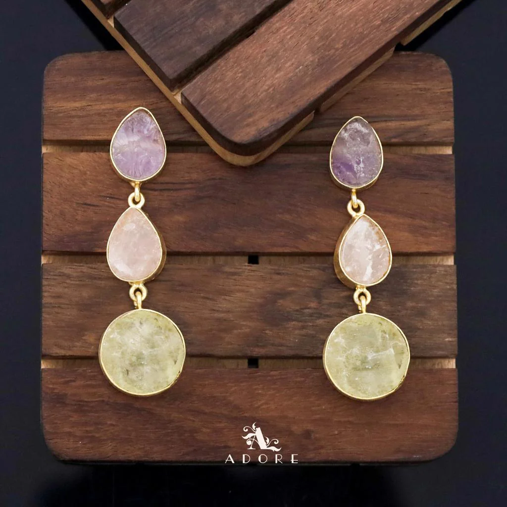 Raw Stone Jyothi + Chakra Earring - Image 11