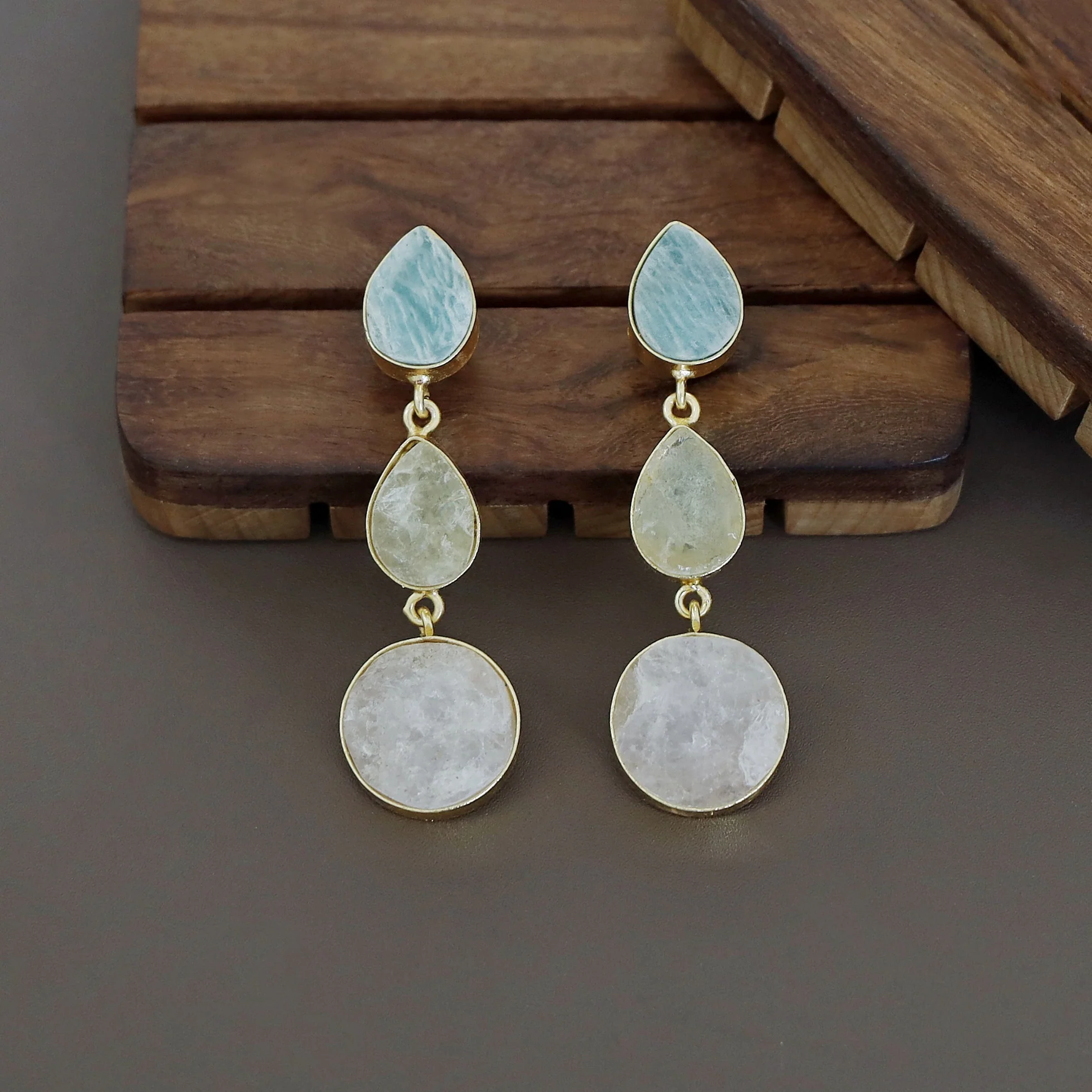Raw Stone Jyothi + Chakra Earring - Image 14