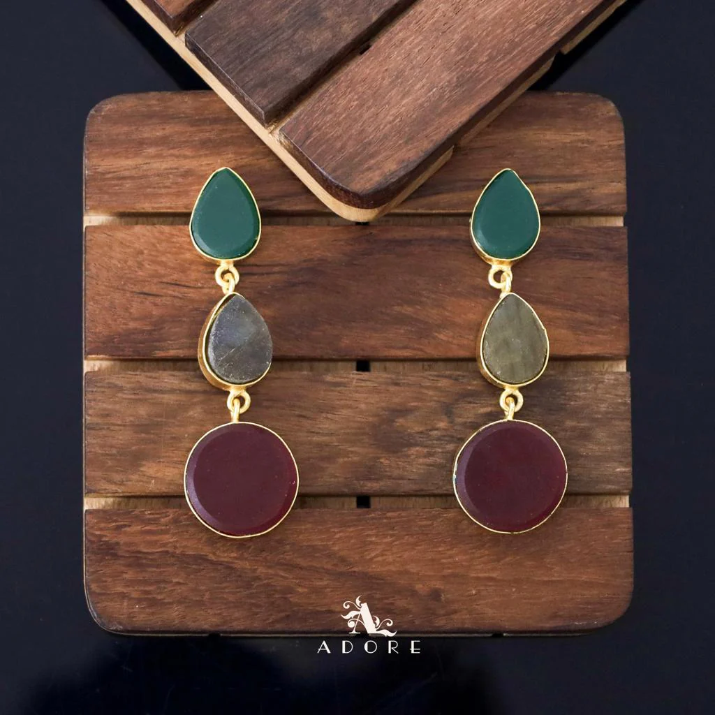 Raw Stone Jyothi + Chakra Earring - Image 6