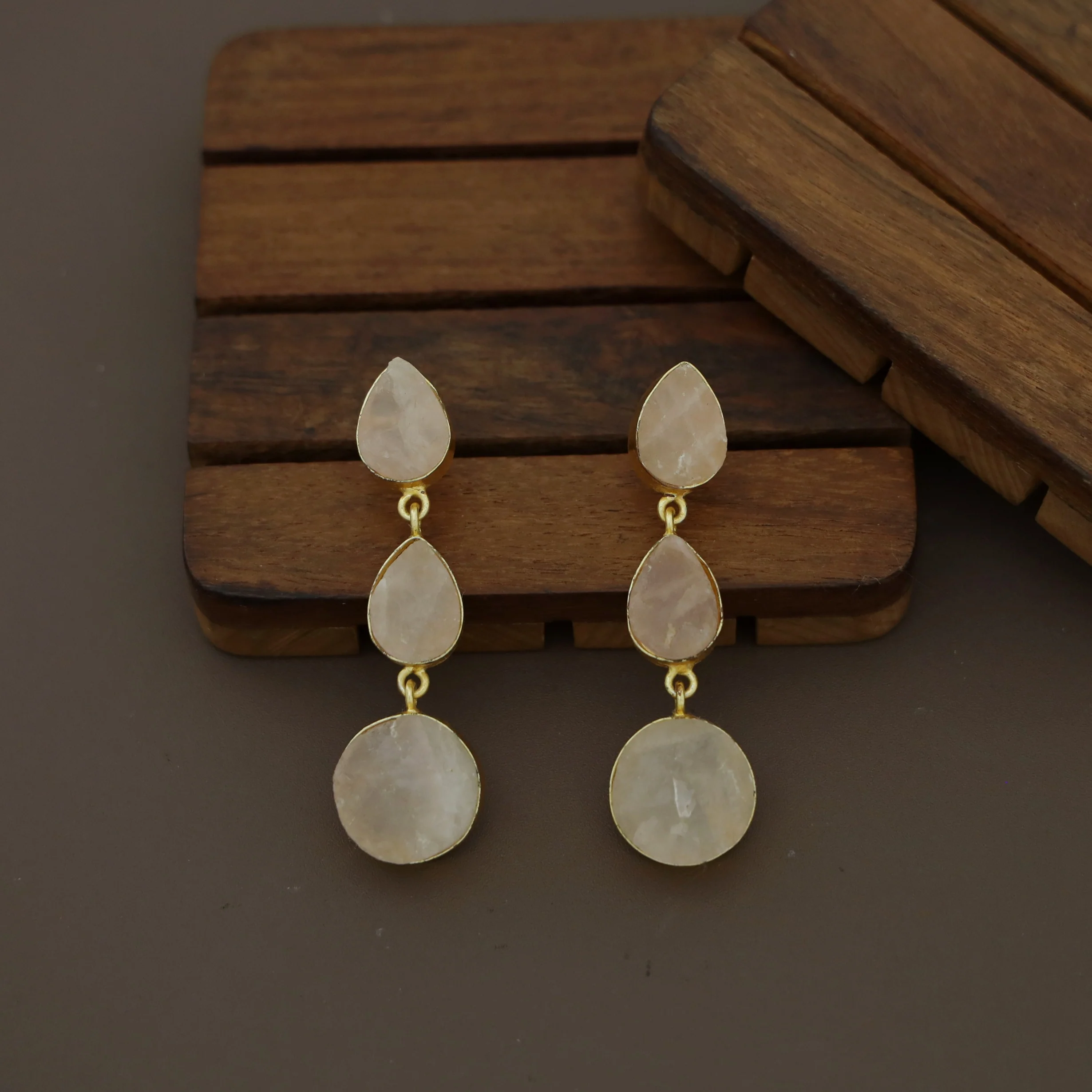 Raw Stone Jyothi + Chakra Earring - Image 8