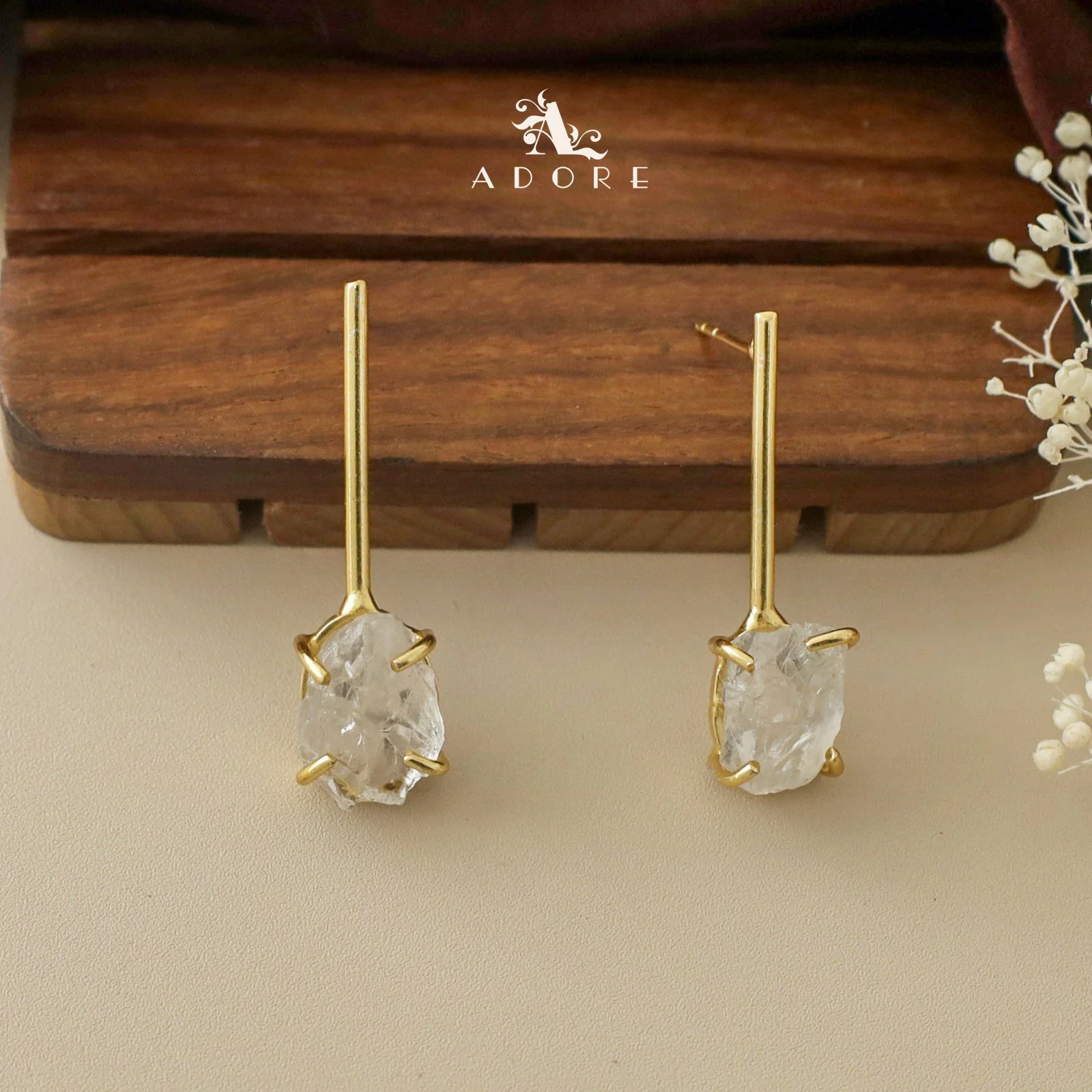Raw Stone Lovely Lace Earring - Image 3