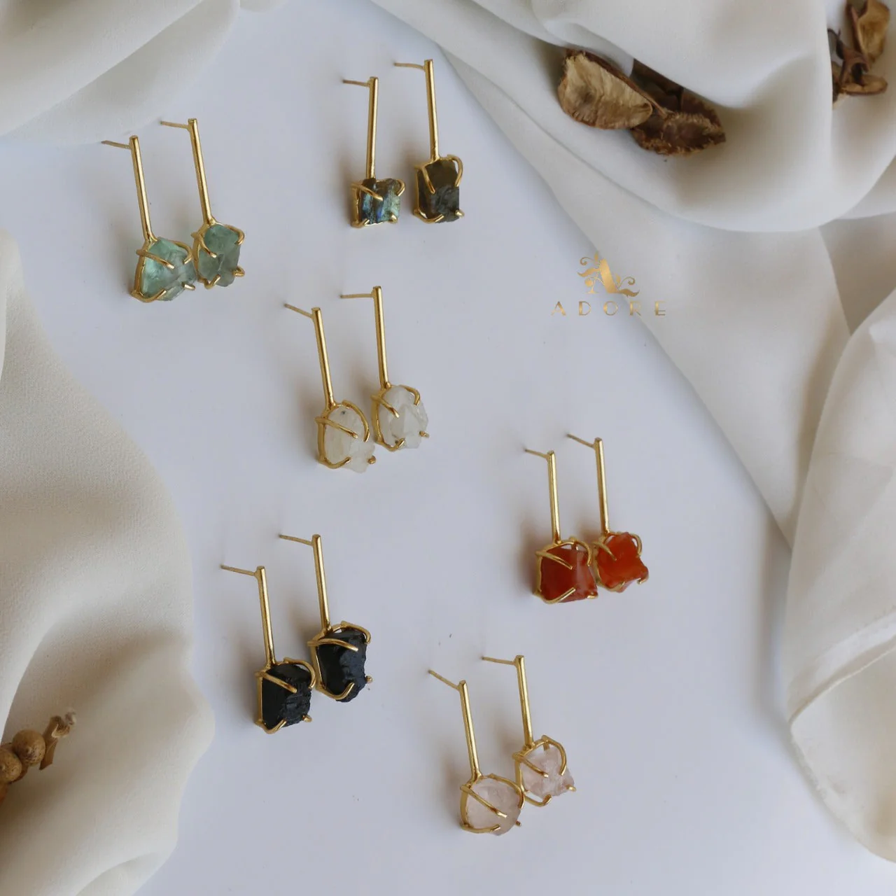 Raw Stone Lovely Lace Earring - Image 4