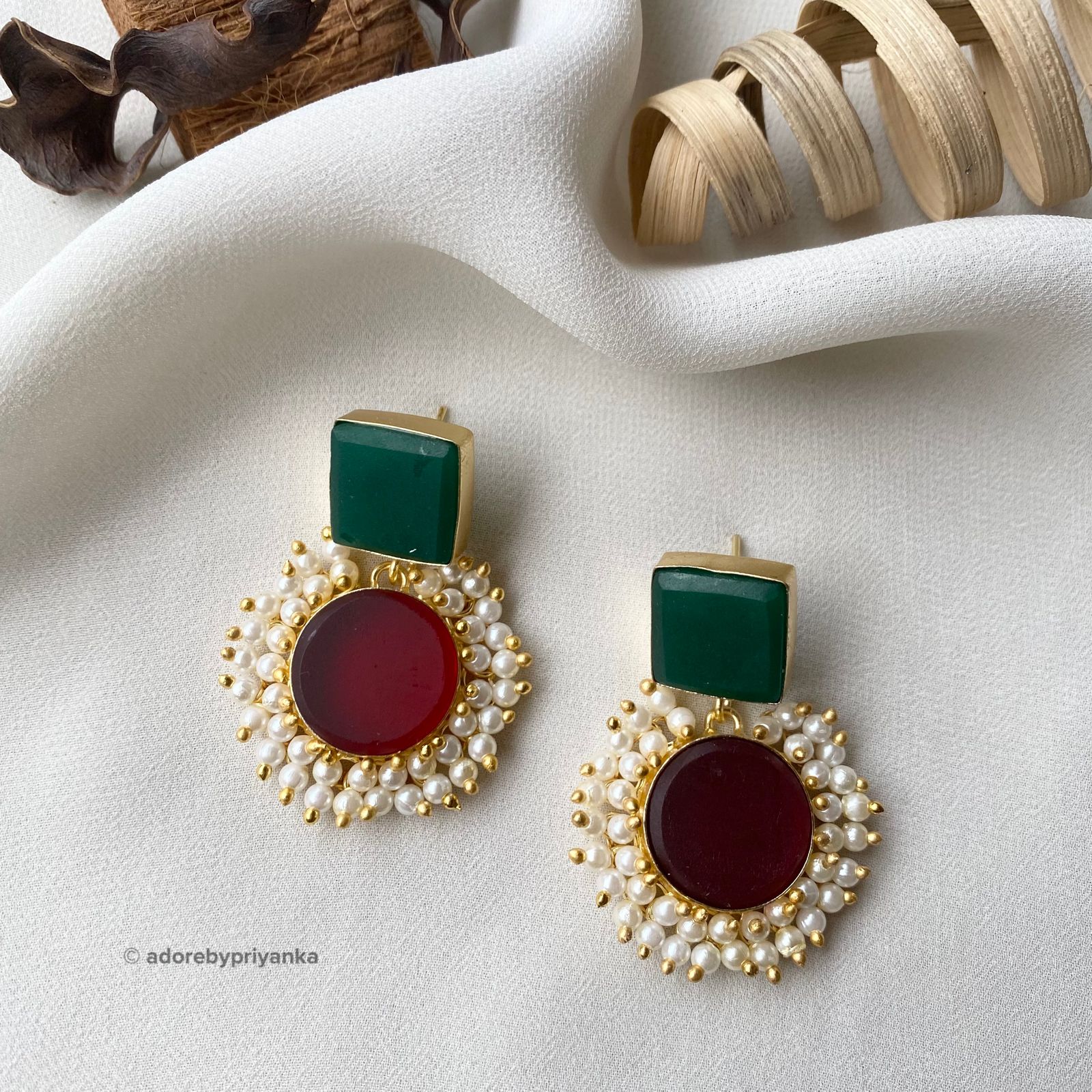 Raw Stone Royal Earrings - Image 10