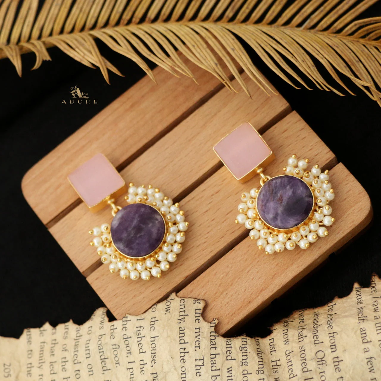 Raw Stone Royal Earrings - Image 18