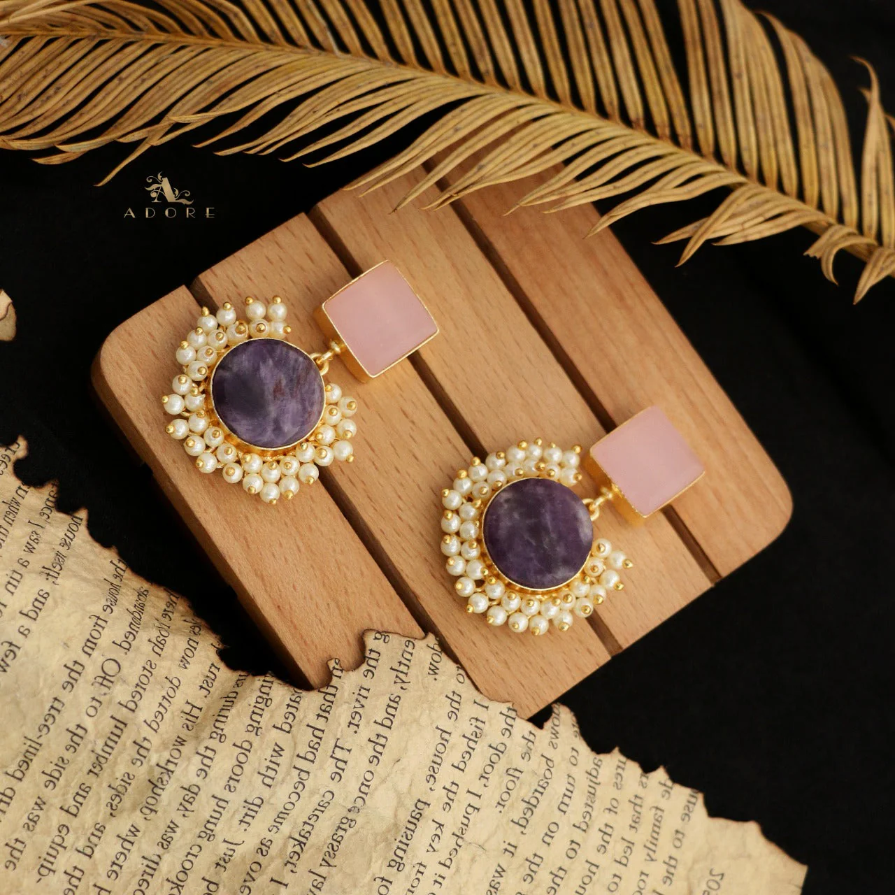 Raw Stone Royal Earrings - Image 19
