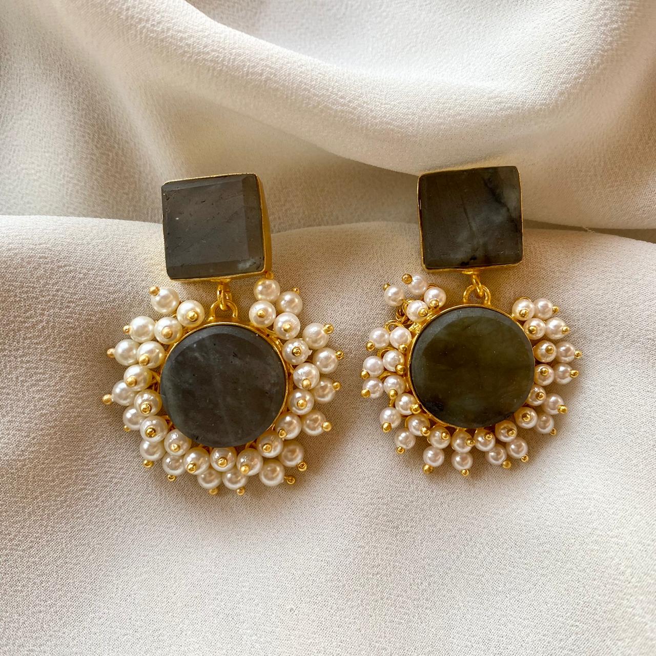 Raw Stone Royal Earrings - Image 24
