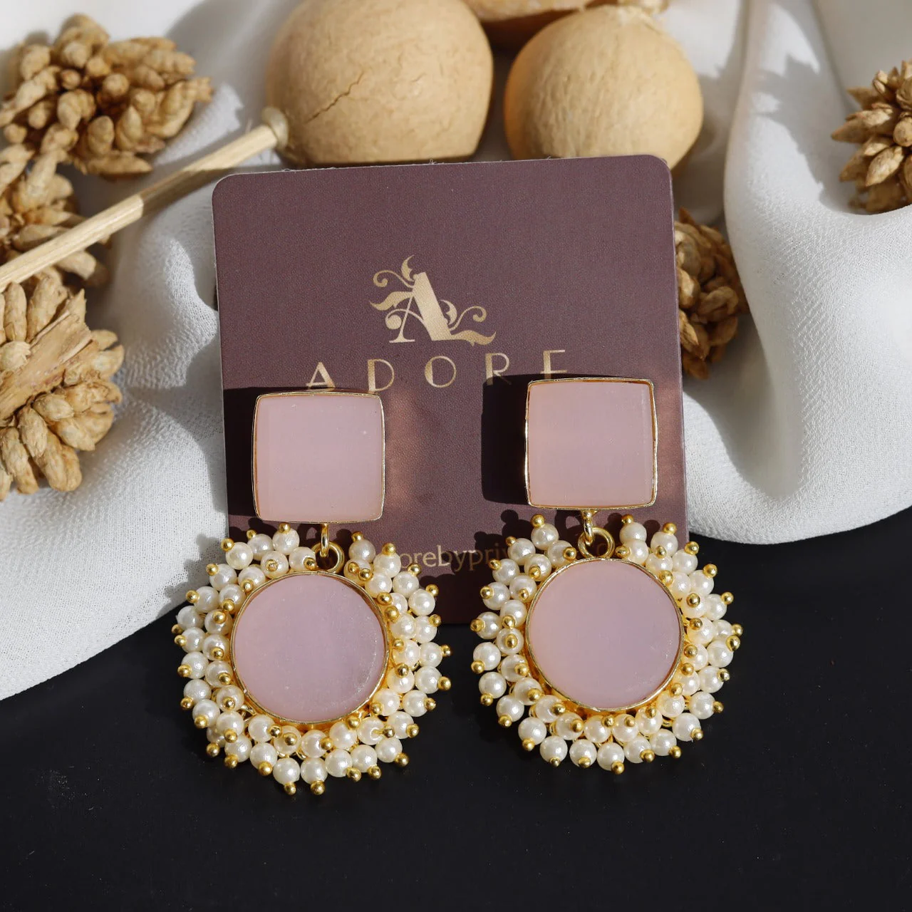 Raw Stone Royal Earrings - Image 27