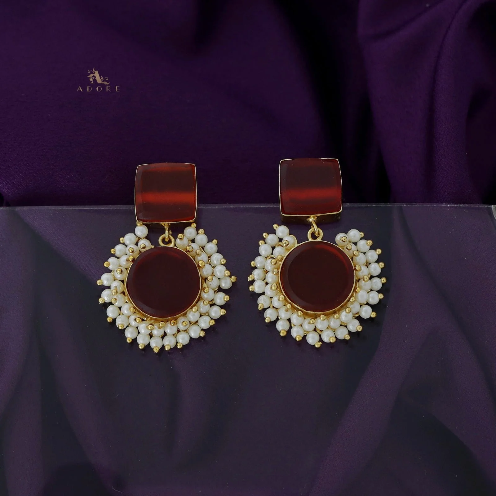 Raw Stone Royal Earrings - Image 28