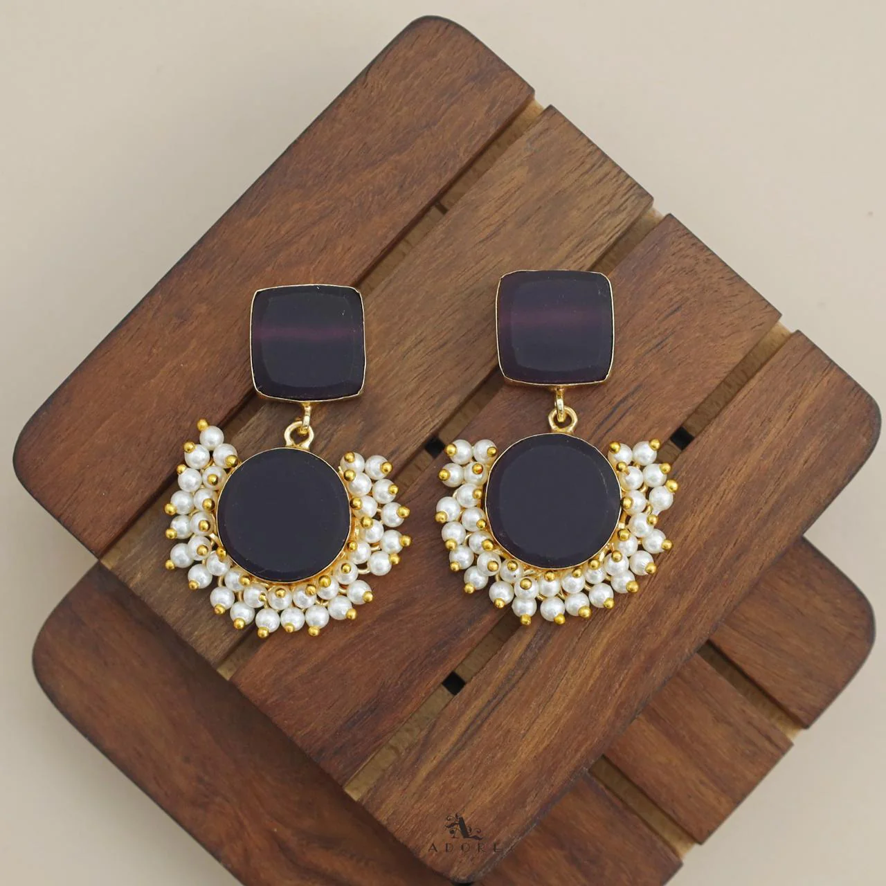 Raw Stone Royal Earrings - Image 30
