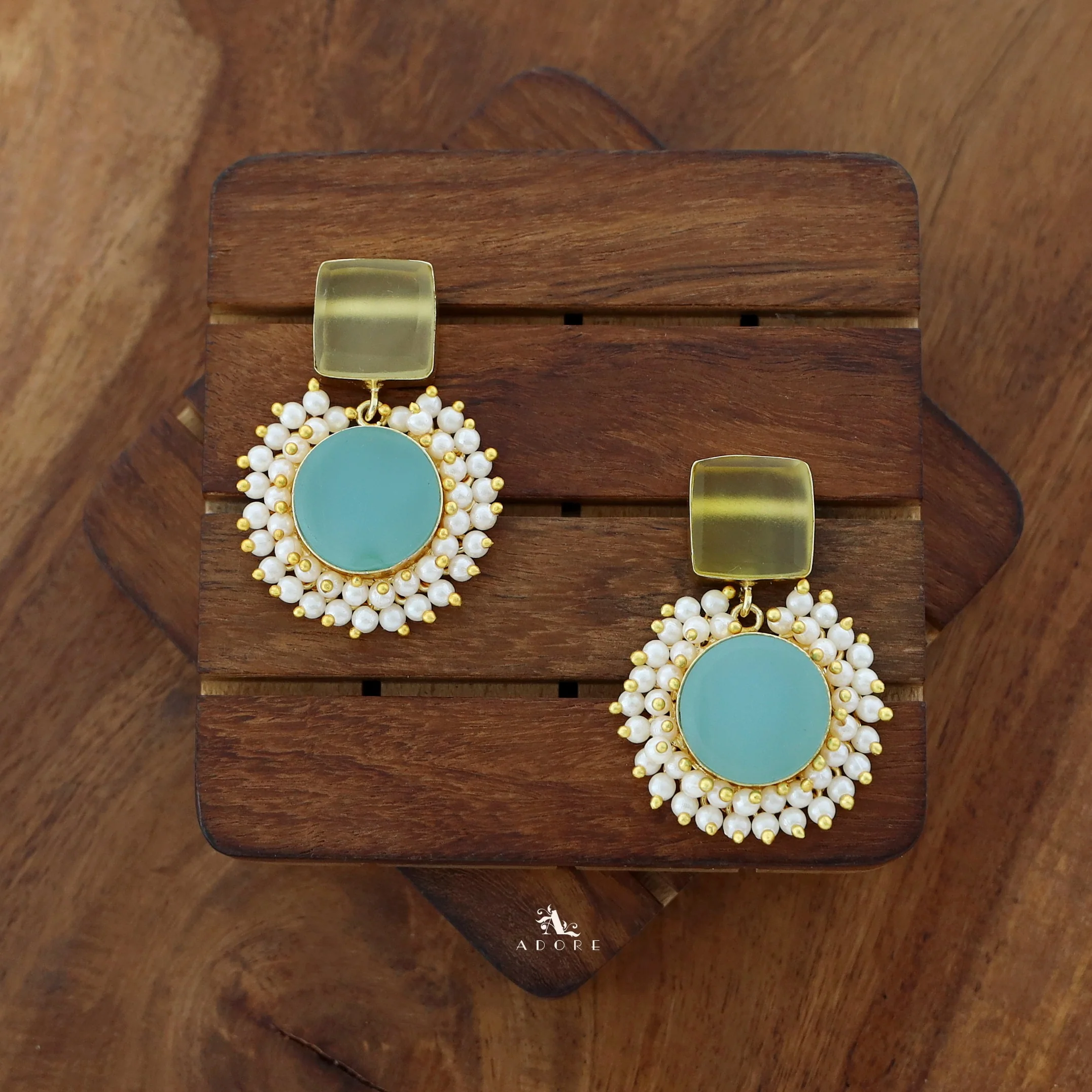 Raw Stone Royal Earrings - Image 37