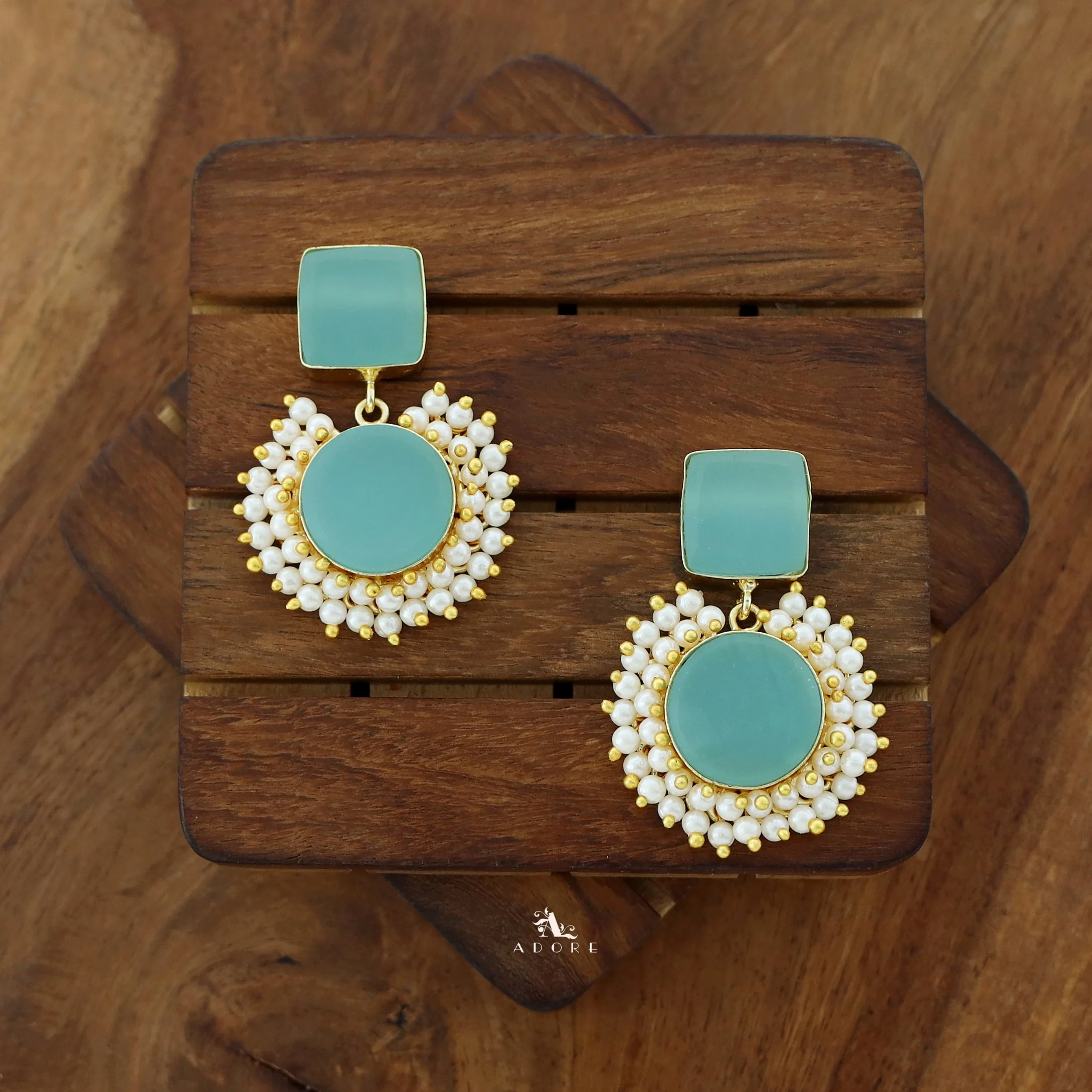 Raw Stone Royal Earrings - Image 38