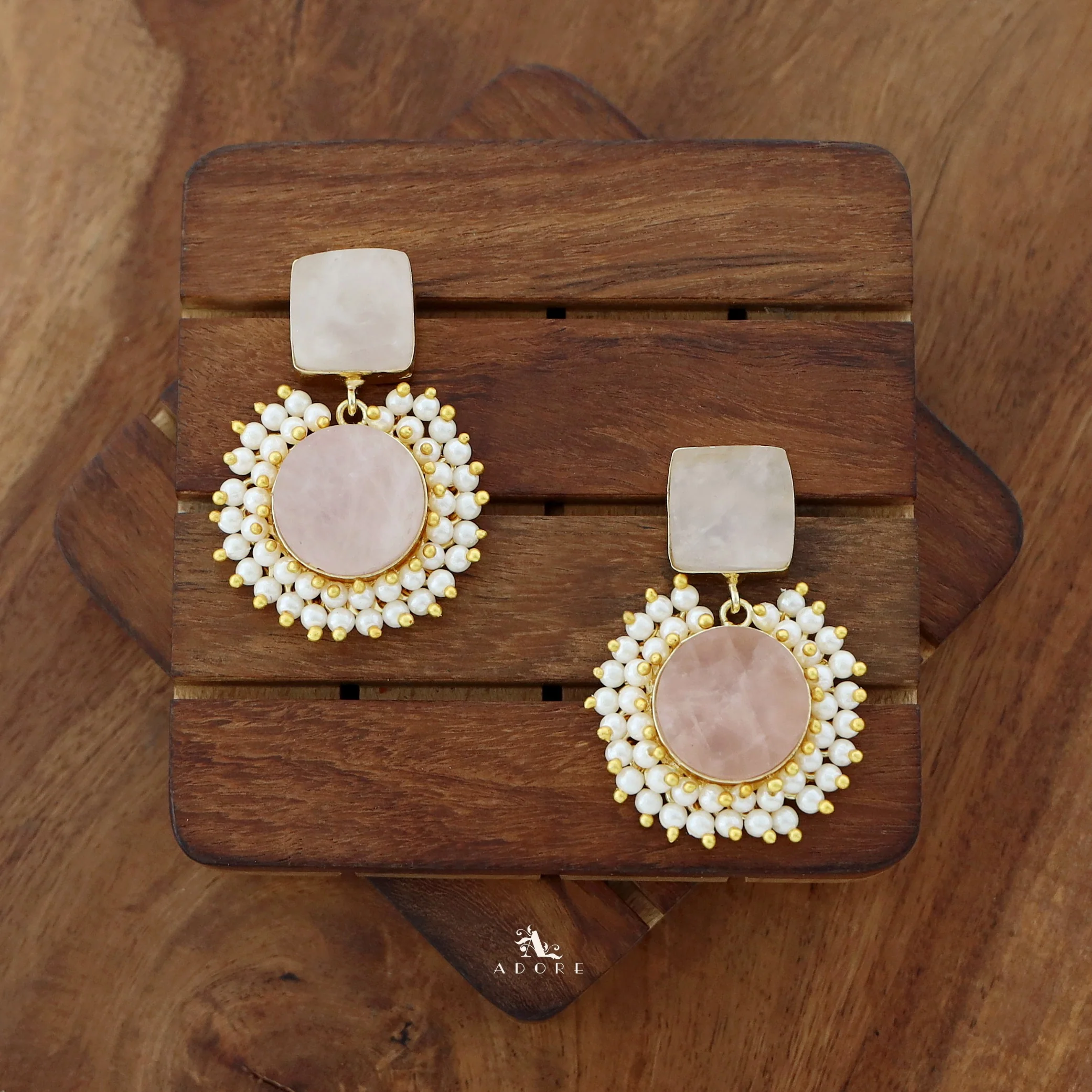 Raw Stone Royal Earrings - Image 40