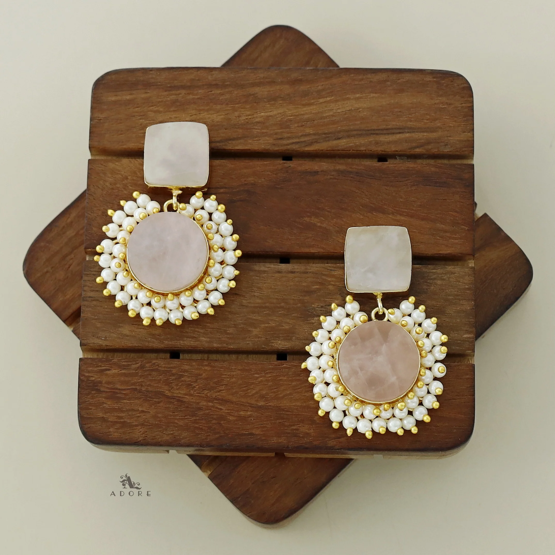 Raw Stone Royal Earrings - Image 42
