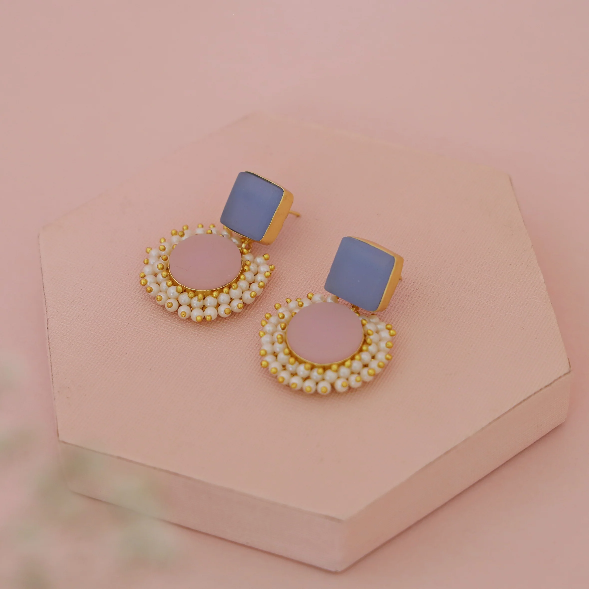Raw Stone Royal Earrings - Image 44