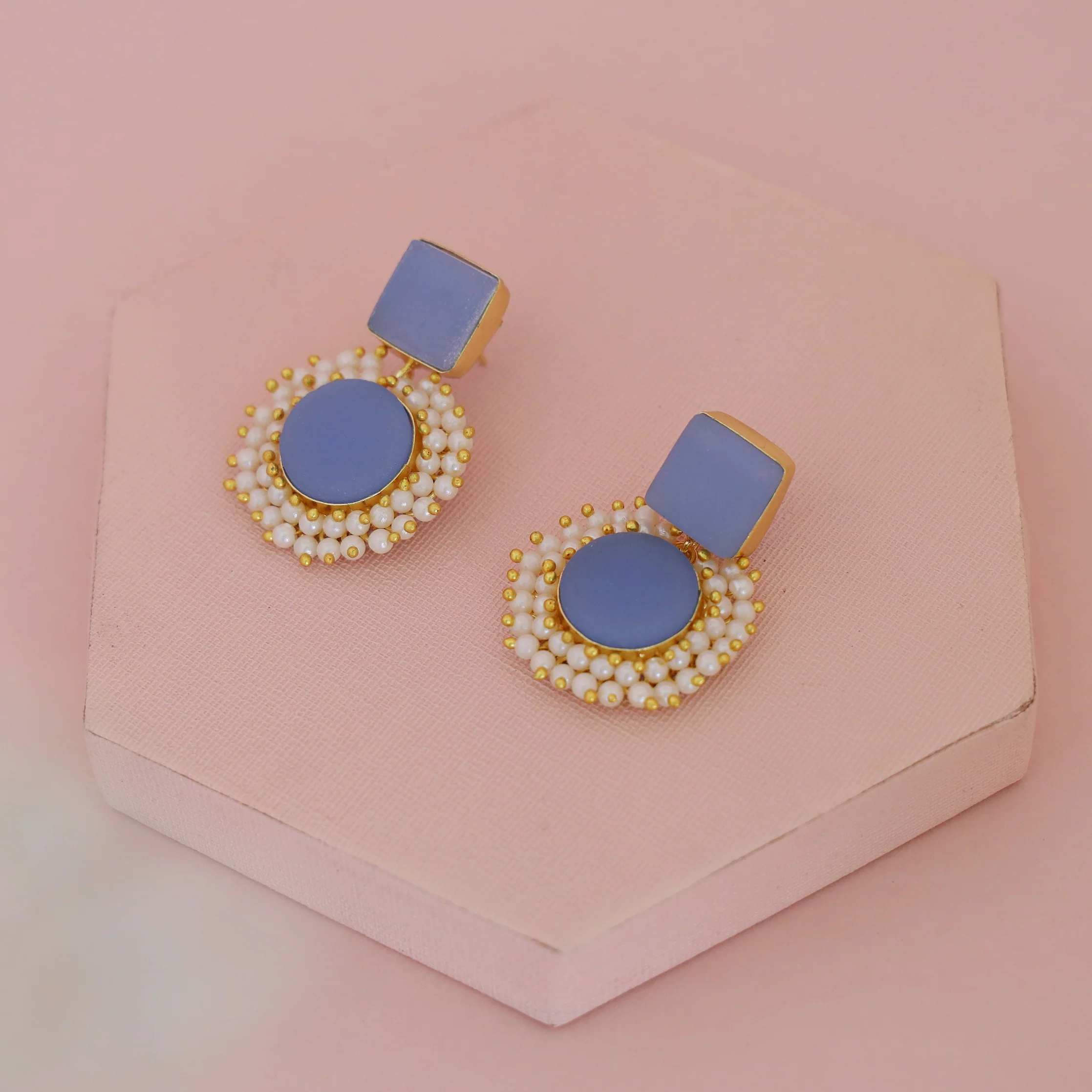 Raw Stone Royal Earrings - Image 46
