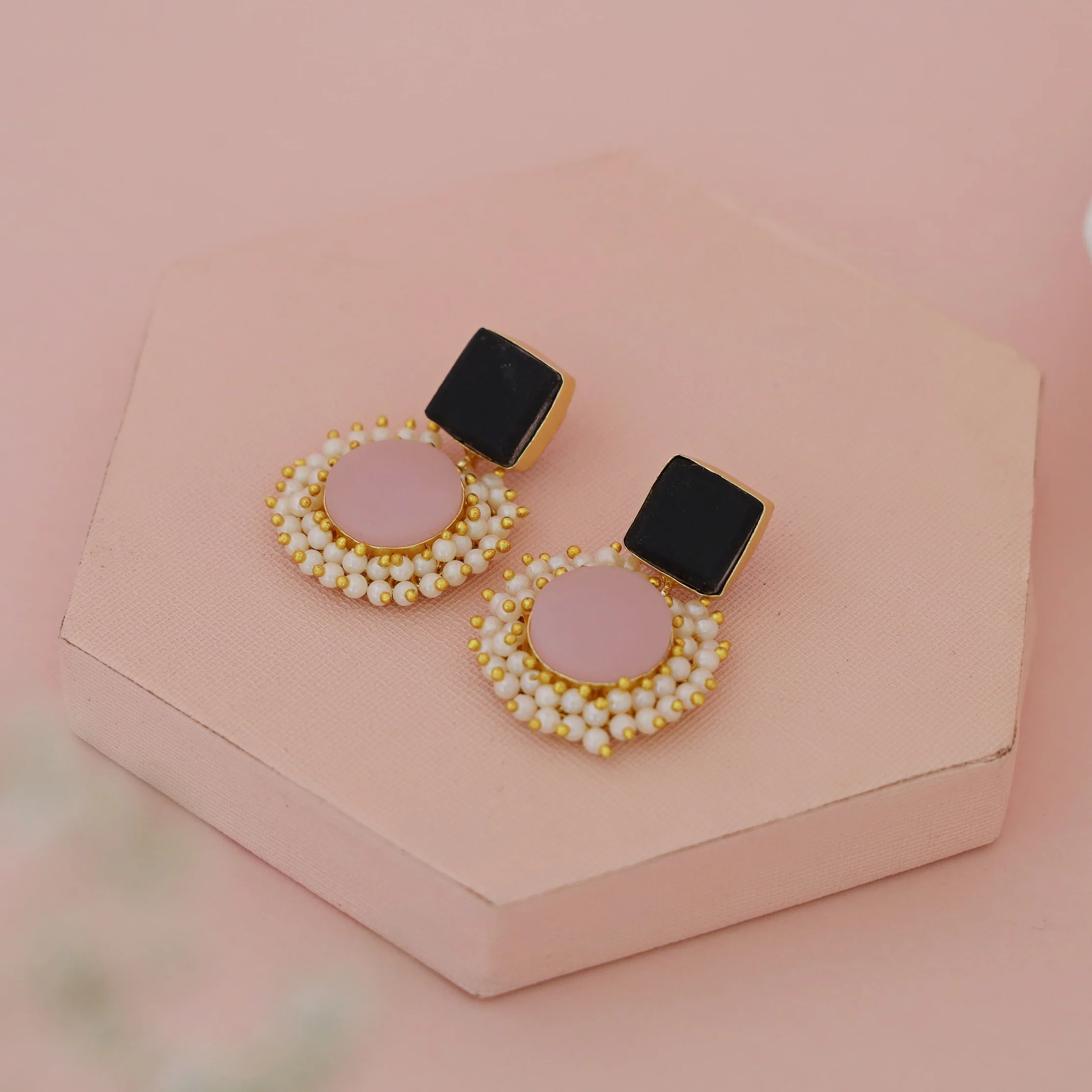 Raw Stone Royal Earrings - Image 47