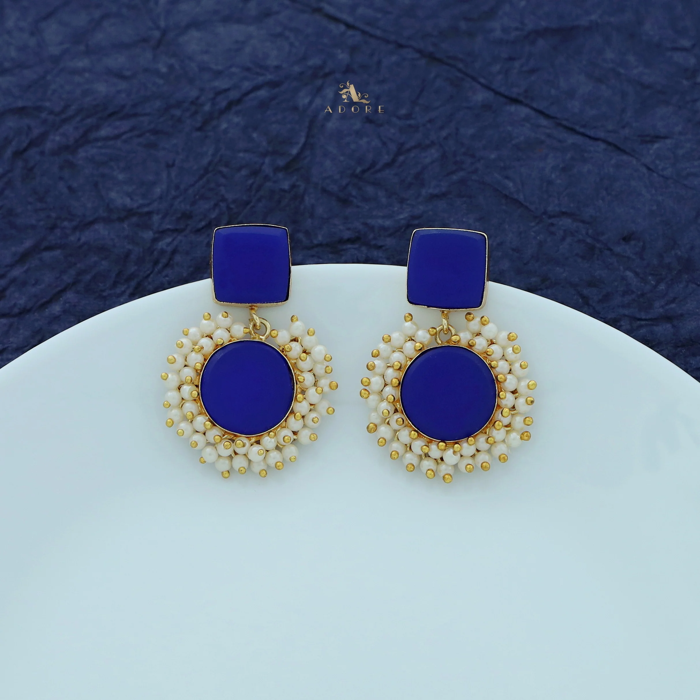 Raw Stone Royal Earrings - Image 5