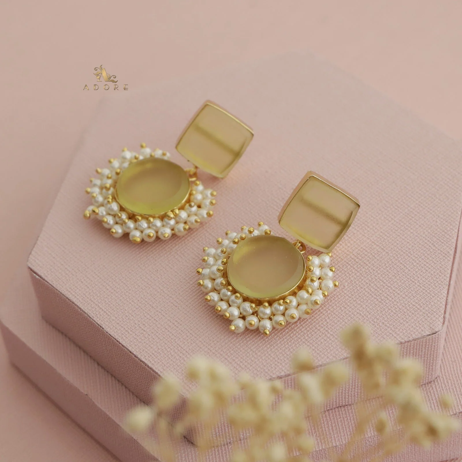 Raw Stone Royal Earrings - Image 6