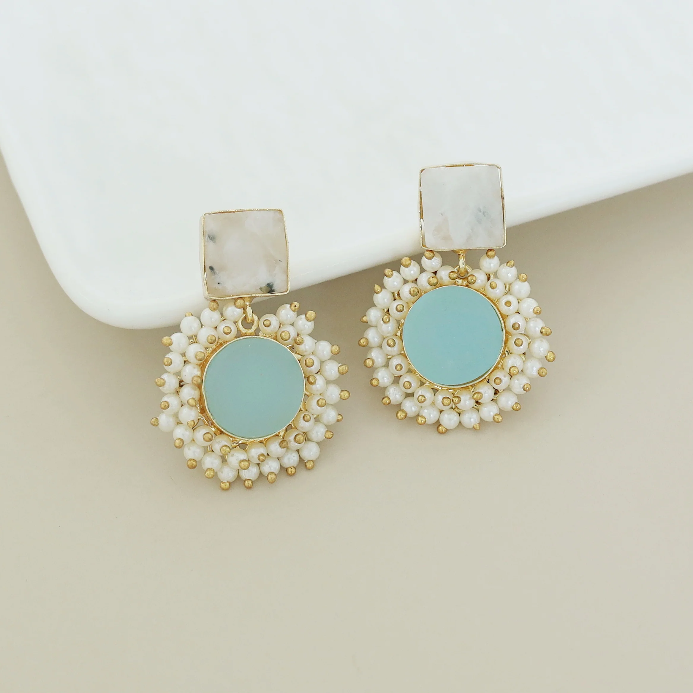 Raw Stone Royal Earrings - Image 9