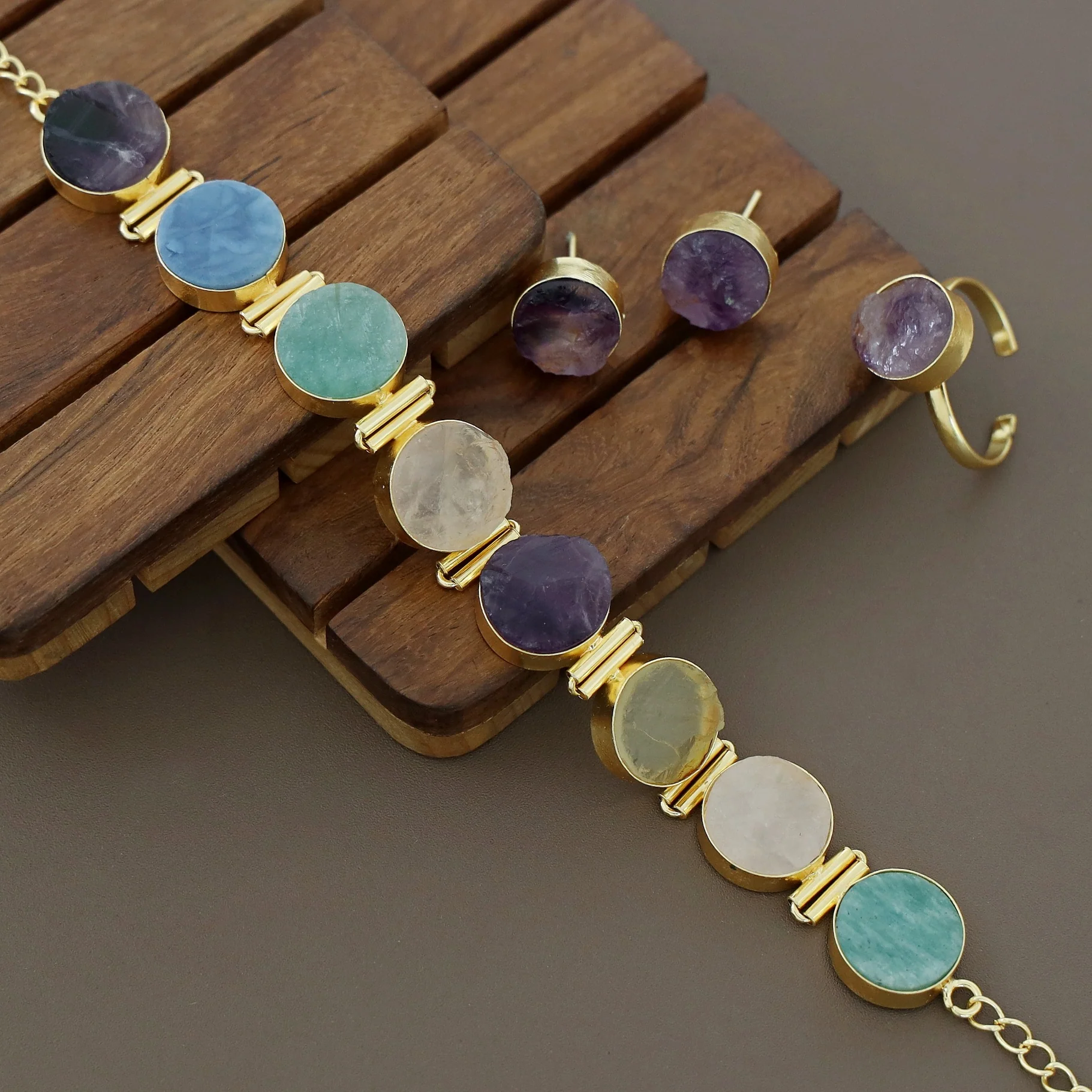 Raw Stone Unique 3 in 1 Combo Choker Set - Image 3