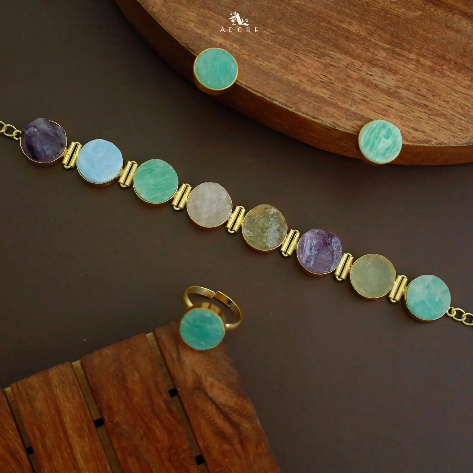 Raw Stone Unique 3 in 1 Combo Choker Set - Image 34
