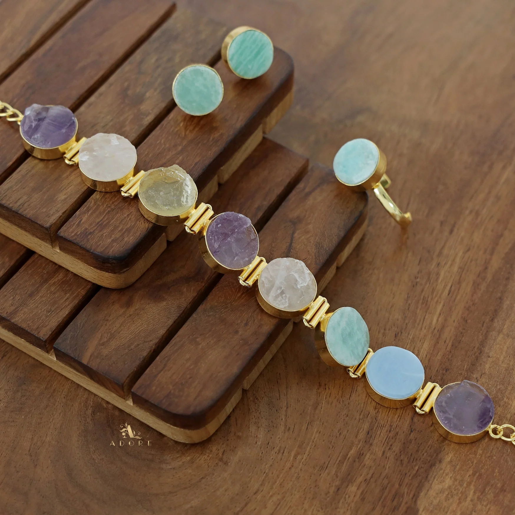 Raw Stone Unique 3 in 1 Combo Choker Set - Image 35