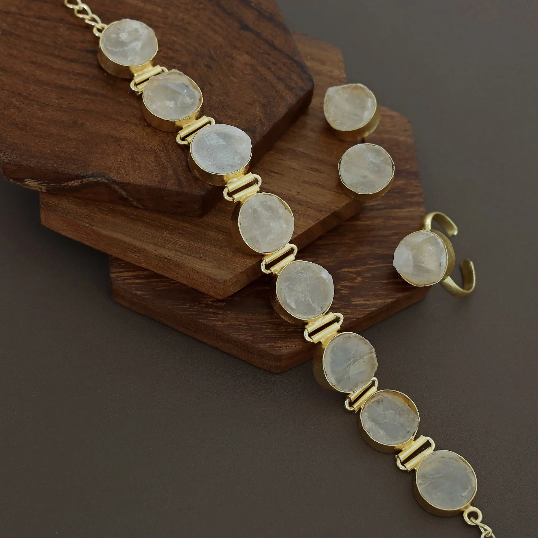 Raw Stone Unique 3 in 1 Combo Choker Set - Image 37