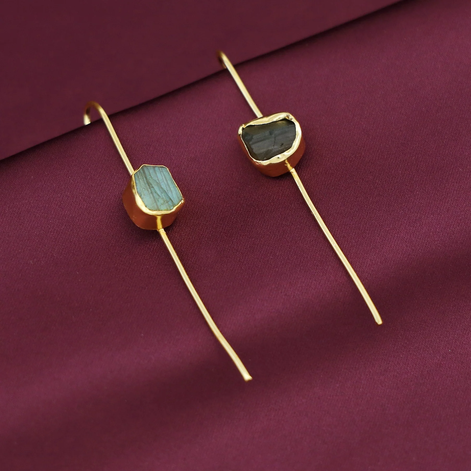 Ressna Raw Stone Ear-Cuff (Set Of 2) - Image 11
